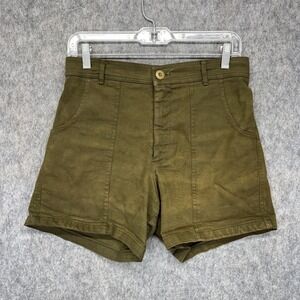 Jungmaven Venice Shorts Women's Medium Green Fatigues 28 x 5 Cotton Hemp